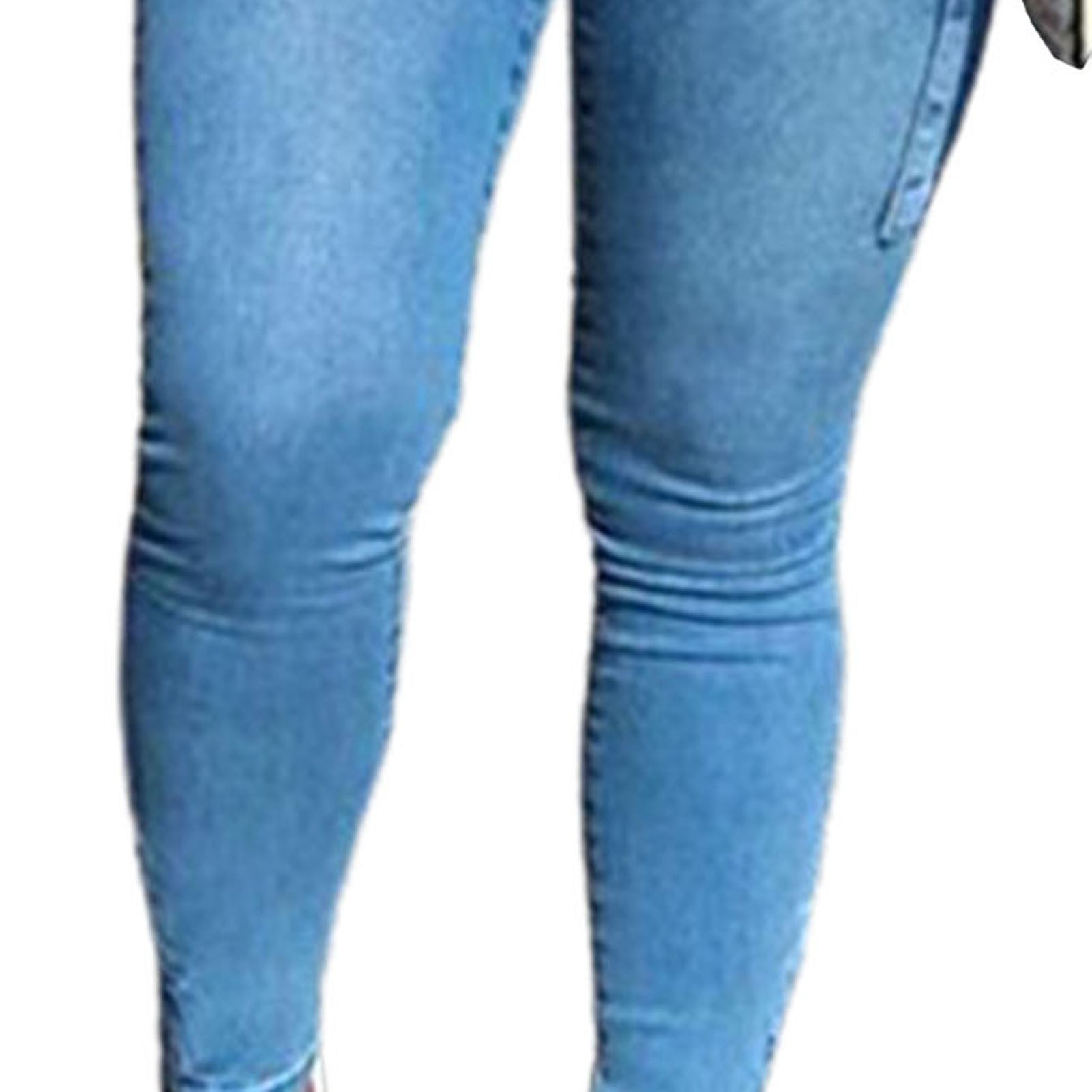 Jeans à Jambe Large Pour Femme - Taille élastique Avec Fermeture éclair - Denim Extensible - Coupe Droite Décontractée