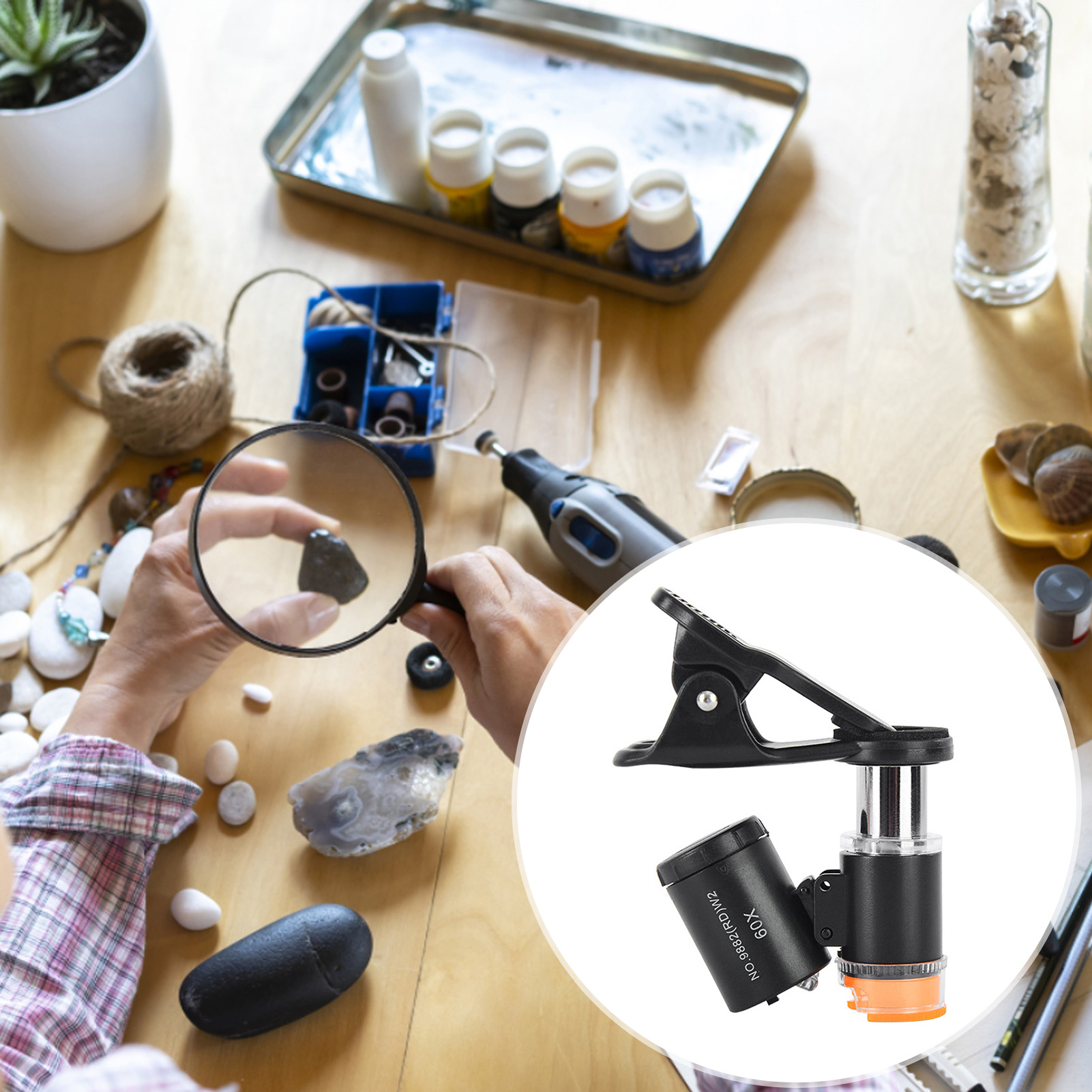 Outil De Mise Au Point Et D'étalonnage Pour Microscope - Pour Régler La Netteté Et Le Grossissement